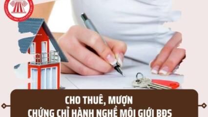 Cho Người Khác Thuê, Mượn Chứng Chỉ Hành Nghề Môi Giới Bất động Sản Thì Có Bị Thu Hồi Chứng Chỉ Hay Không?
